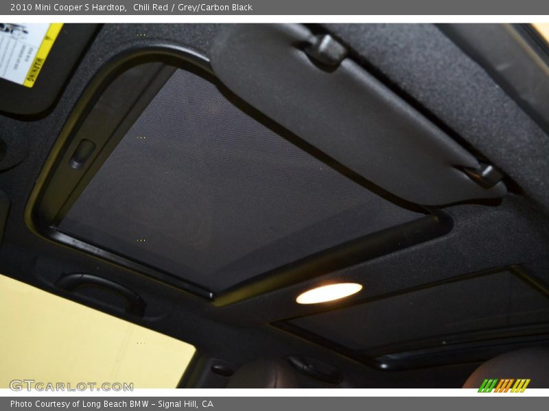 Chili Red / Grey/Carbon Black 2010 Mini Cooper S Hardtop