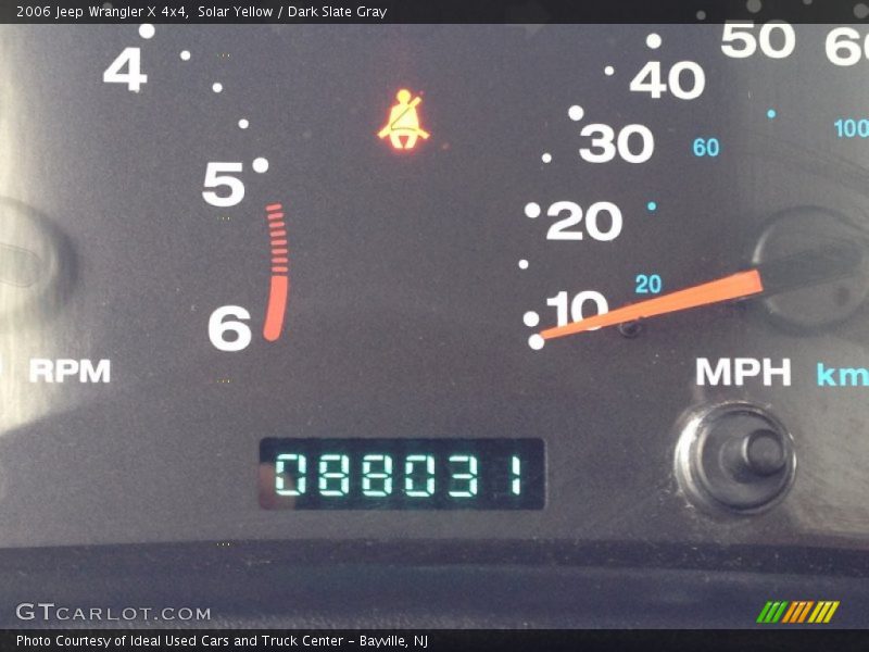 Solar Yellow / Dark Slate Gray 2006 Jeep Wrangler X 4x4