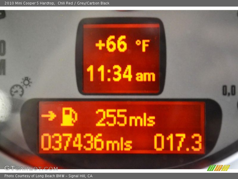 Chili Red / Grey/Carbon Black 2010 Mini Cooper S Hardtop