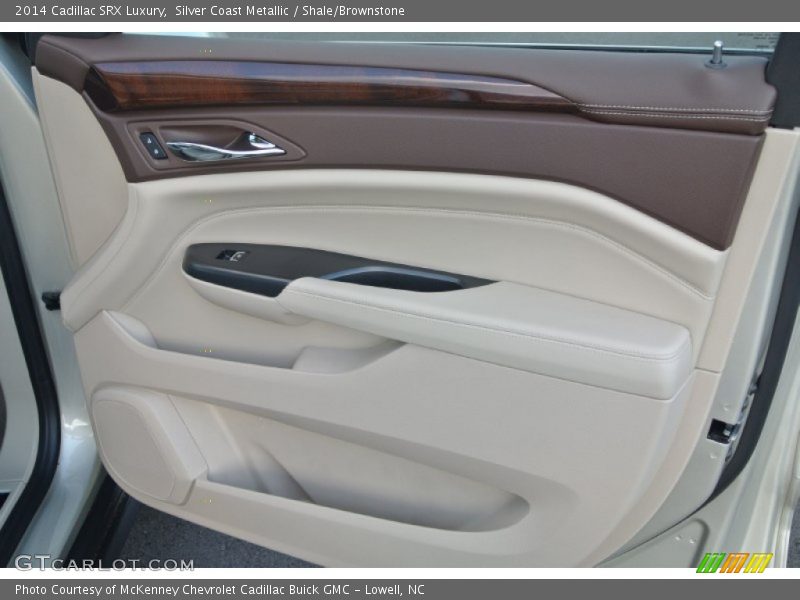 Silver Coast Metallic / Shale/Brownstone 2014 Cadillac SRX Luxury