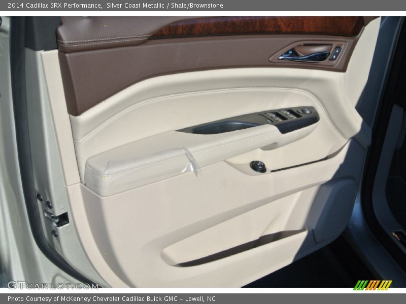 Silver Coast Metallic / Shale/Brownstone 2014 Cadillac SRX Performance