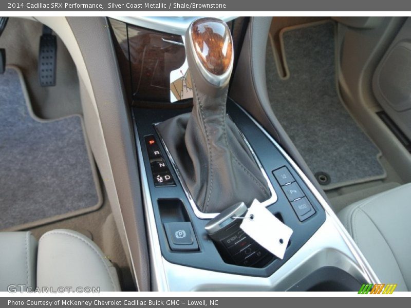 Silver Coast Metallic / Shale/Brownstone 2014 Cadillac SRX Performance