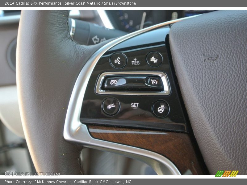 Silver Coast Metallic / Shale/Brownstone 2014 Cadillac SRX Performance