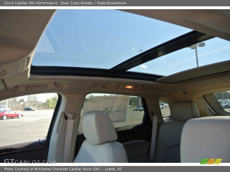 Silver Coast Metallic / Shale/Brownstone 2014 Cadillac SRX Performance