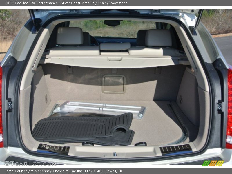 Silver Coast Metallic / Shale/Brownstone 2014 Cadillac SRX Performance
