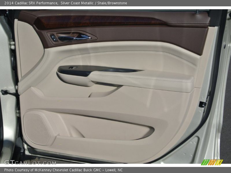 Silver Coast Metallic / Shale/Brownstone 2014 Cadillac SRX Performance