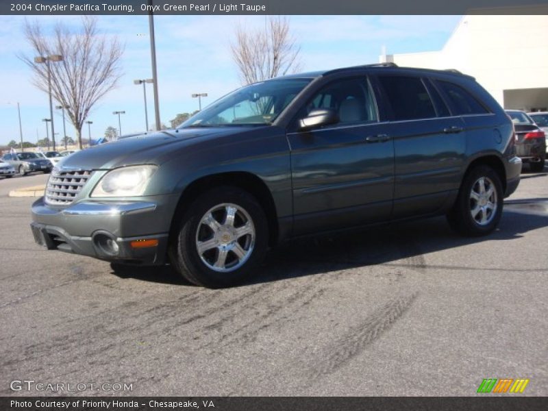 Onyx Green Pearl / Light Taupe 2004 Chrysler Pacifica Touring