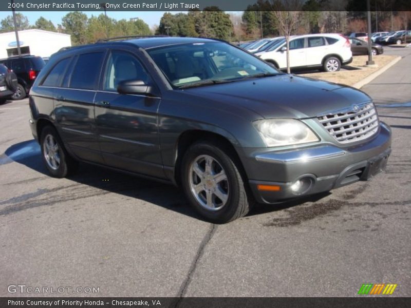 Onyx Green Pearl / Light Taupe 2004 Chrysler Pacifica Touring