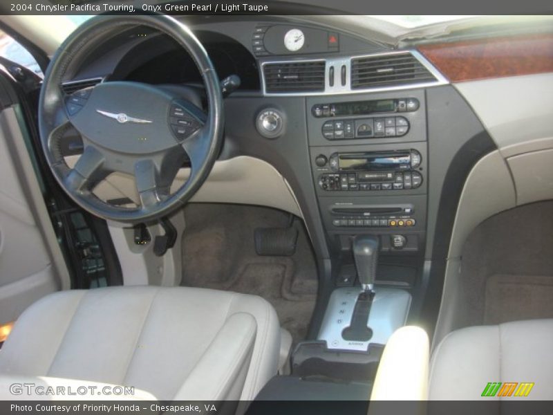 Onyx Green Pearl / Light Taupe 2004 Chrysler Pacifica Touring