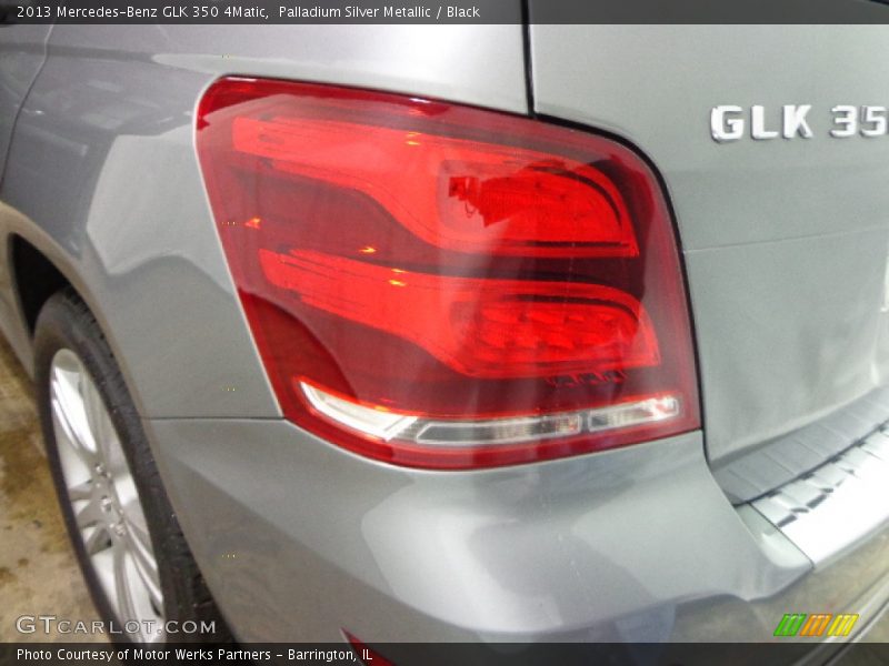 Palladium Silver Metallic / Black 2013 Mercedes-Benz GLK 350 4Matic