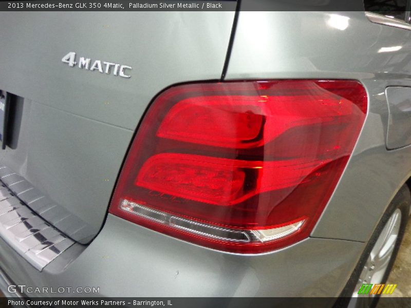 Palladium Silver Metallic / Black 2013 Mercedes-Benz GLK 350 4Matic