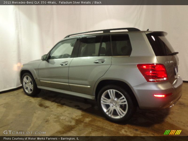 Palladium Silver Metallic / Black 2013 Mercedes-Benz GLK 350 4Matic