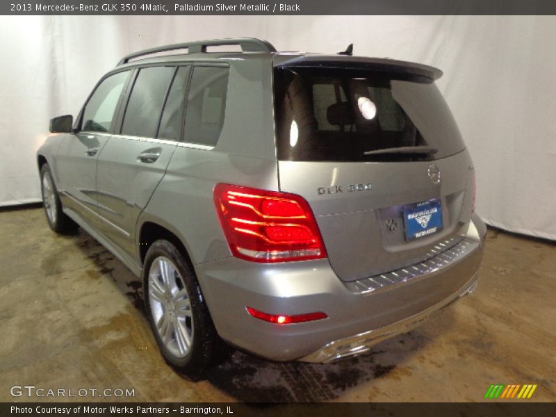 Palladium Silver Metallic / Black 2013 Mercedes-Benz GLK 350 4Matic