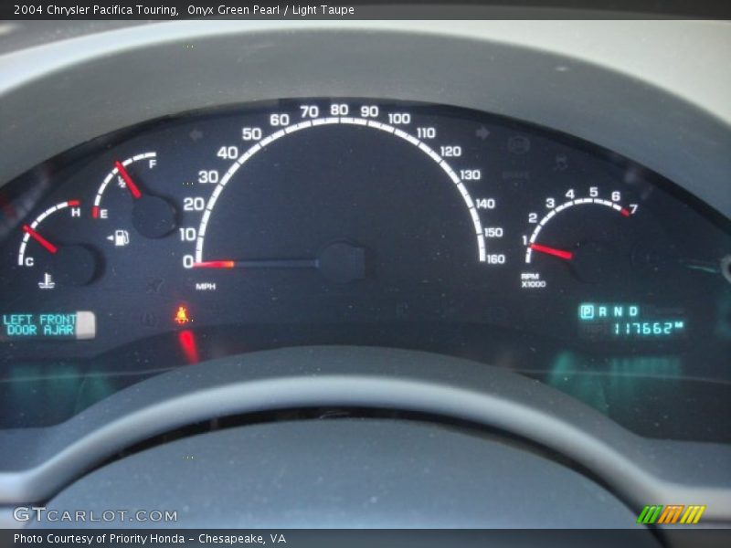 Onyx Green Pearl / Light Taupe 2004 Chrysler Pacifica Touring