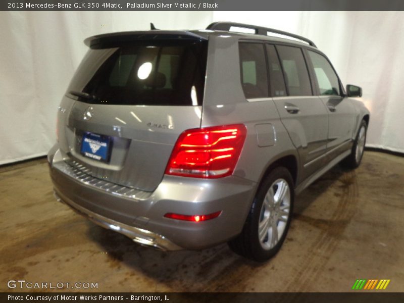 Palladium Silver Metallic / Black 2013 Mercedes-Benz GLK 350 4Matic