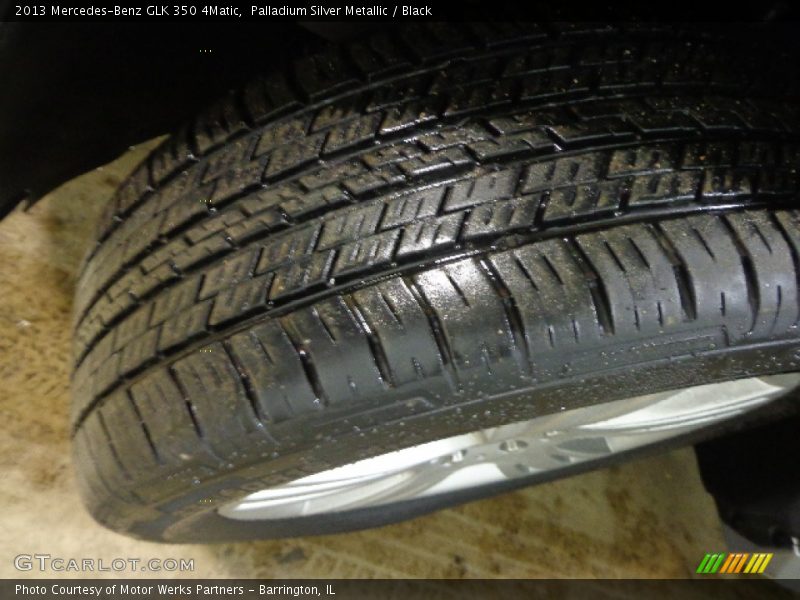 Palladium Silver Metallic / Black 2013 Mercedes-Benz GLK 350 4Matic