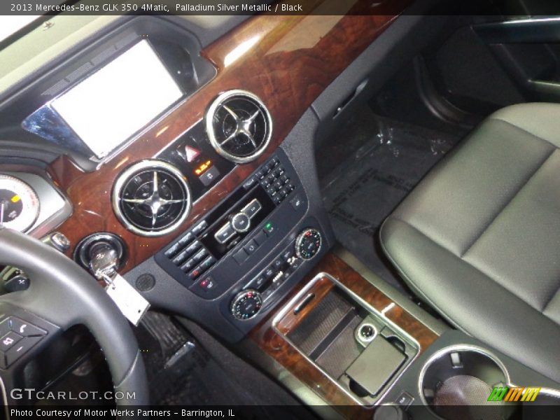 Palladium Silver Metallic / Black 2013 Mercedes-Benz GLK 350 4Matic