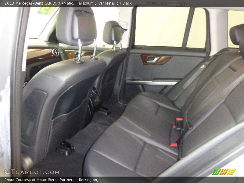 Palladium Silver Metallic / Black 2013 Mercedes-Benz GLK 350 4Matic