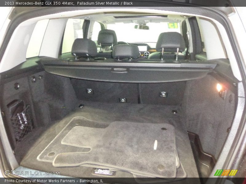 Palladium Silver Metallic / Black 2013 Mercedes-Benz GLK 350 4Matic