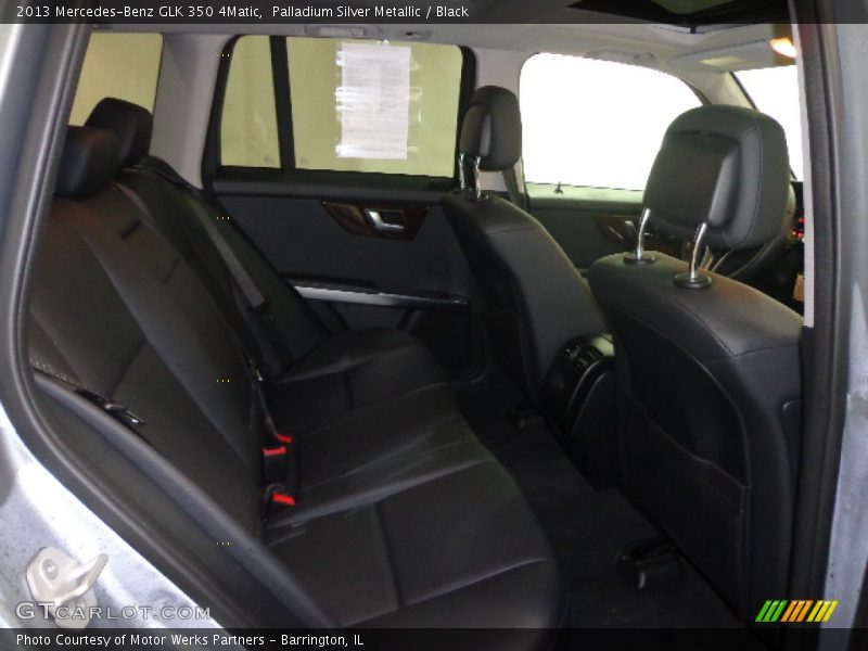 Palladium Silver Metallic / Black 2013 Mercedes-Benz GLK 350 4Matic