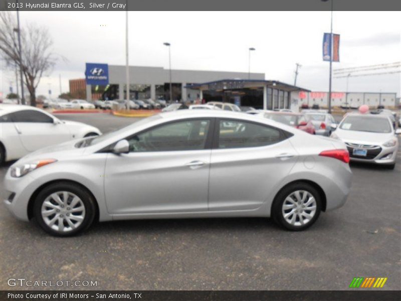 Silver / Gray 2013 Hyundai Elantra GLS