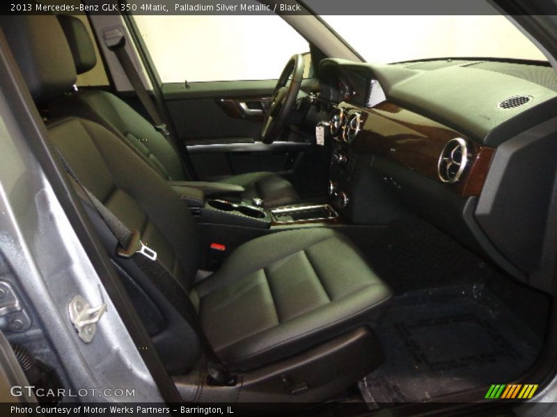 Palladium Silver Metallic / Black 2013 Mercedes-Benz GLK 350 4Matic