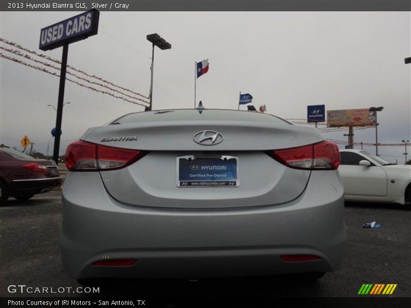Silver / Gray 2013 Hyundai Elantra GLS