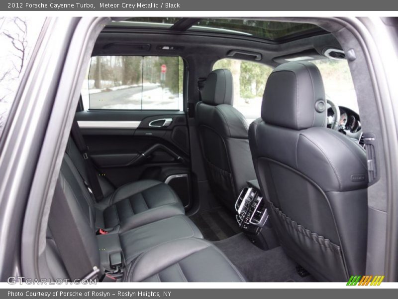 Meteor Grey Metallic / Black 2012 Porsche Cayenne Turbo