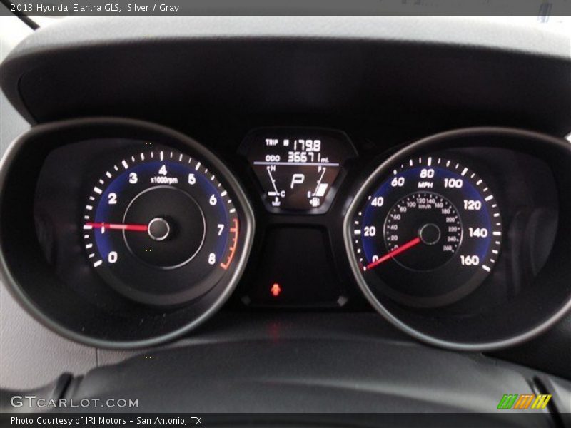 Silver / Gray 2013 Hyundai Elantra GLS