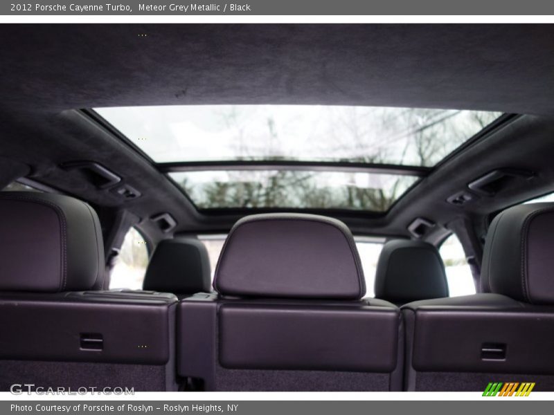 Meteor Grey Metallic / Black 2012 Porsche Cayenne Turbo