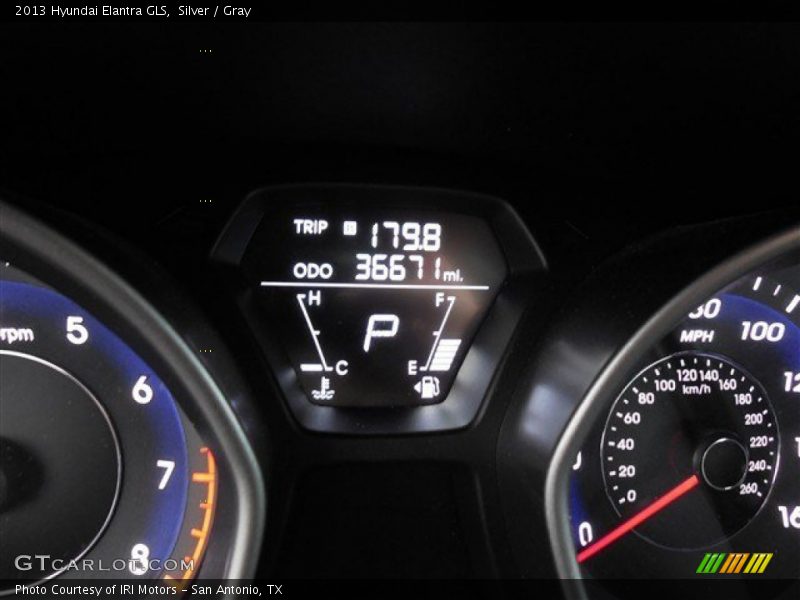 Silver / Gray 2013 Hyundai Elantra GLS