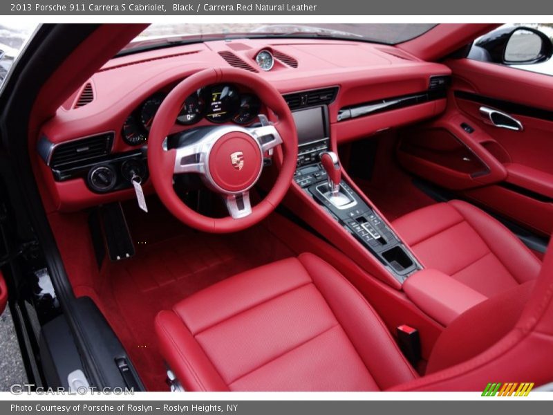  2013 911 Carrera S Cabriolet Carrera Red Natural Leather Interior
