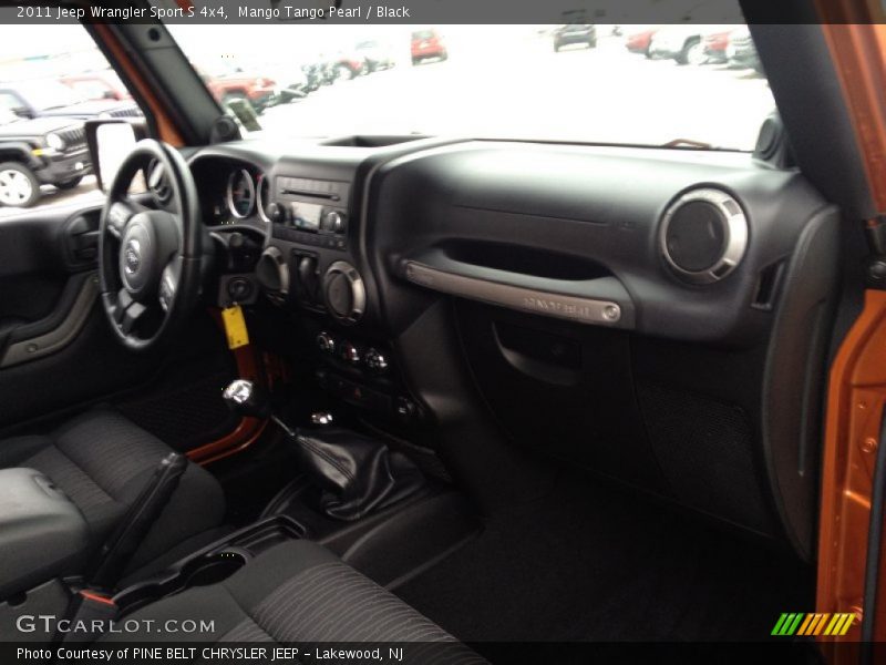 Mango Tango Pearl / Black 2011 Jeep Wrangler Sport S 4x4