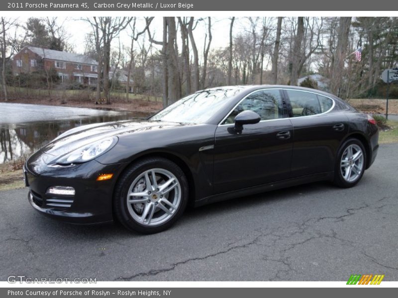 Carbon Grey Metallic / Luxor Beige 2011 Porsche Panamera 4S