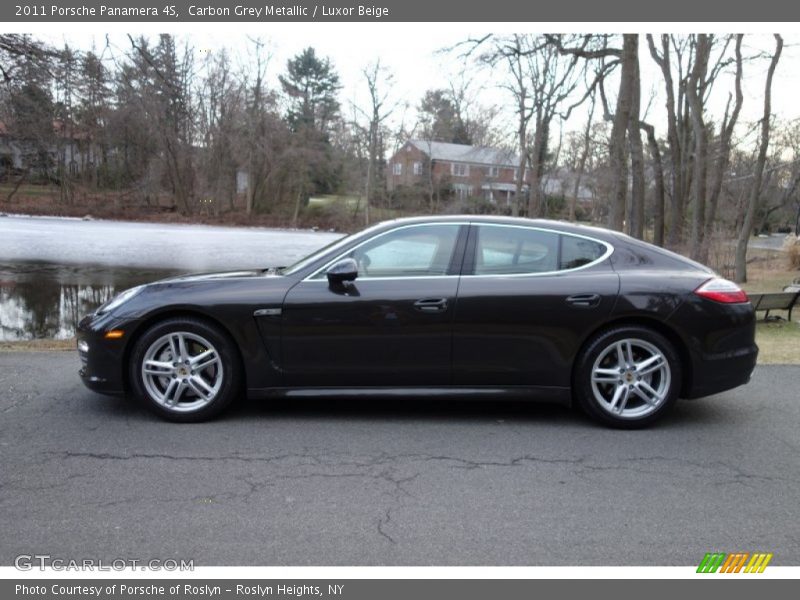 Carbon Grey Metallic / Luxor Beige 2011 Porsche Panamera 4S