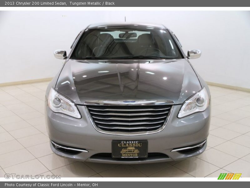 Tungsten Metallic / Black 2013 Chrysler 200 Limited Sedan