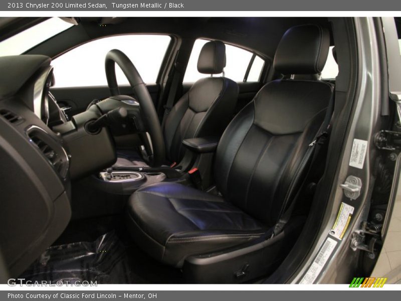 Tungsten Metallic / Black 2013 Chrysler 200 Limited Sedan