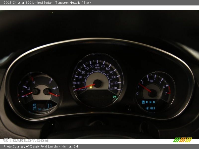 Tungsten Metallic / Black 2013 Chrysler 200 Limited Sedan
