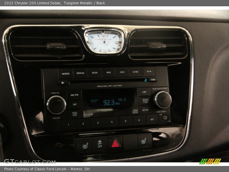 Tungsten Metallic / Black 2013 Chrysler 200 Limited Sedan