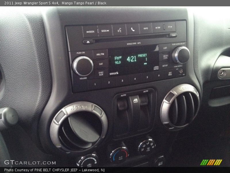 Mango Tango Pearl / Black 2011 Jeep Wrangler Sport S 4x4