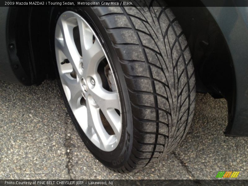 Metropolitan Gray Mica / Black 2009 Mazda MAZDA3 i Touring Sedan