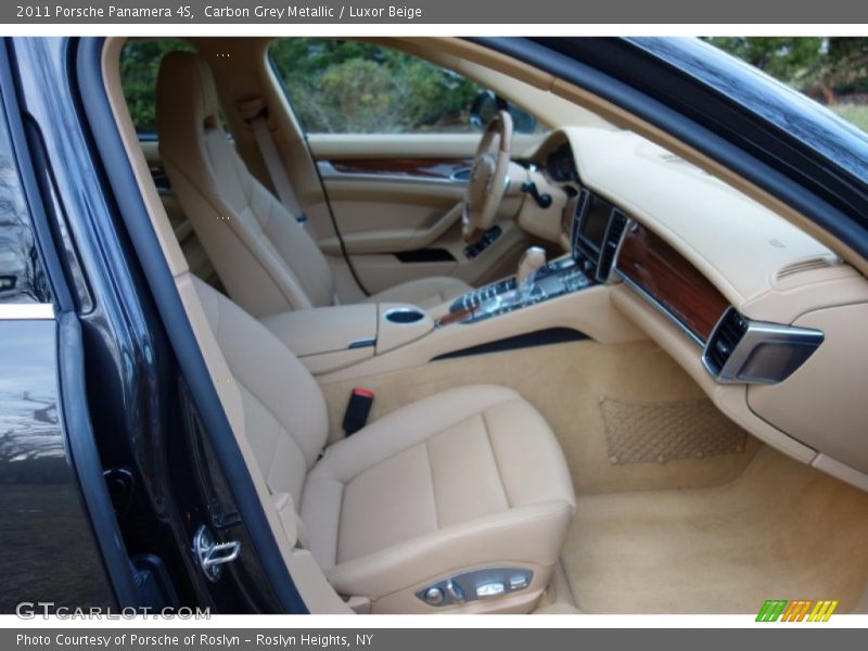 Carbon Grey Metallic / Luxor Beige 2011 Porsche Panamera 4S