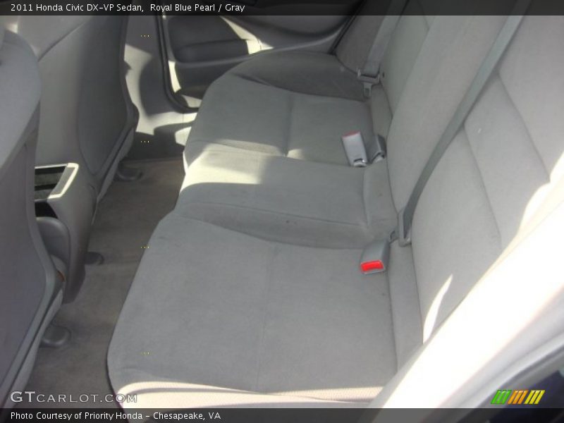 Royal Blue Pearl / Gray 2011 Honda Civic DX-VP Sedan