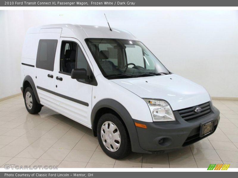 Frozen White / Dark Gray 2010 Ford Transit Connect XL Passenger Wagon