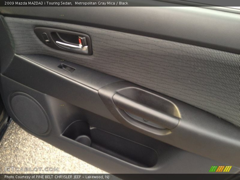 Metropolitan Gray Mica / Black 2009 Mazda MAZDA3 i Touring Sedan