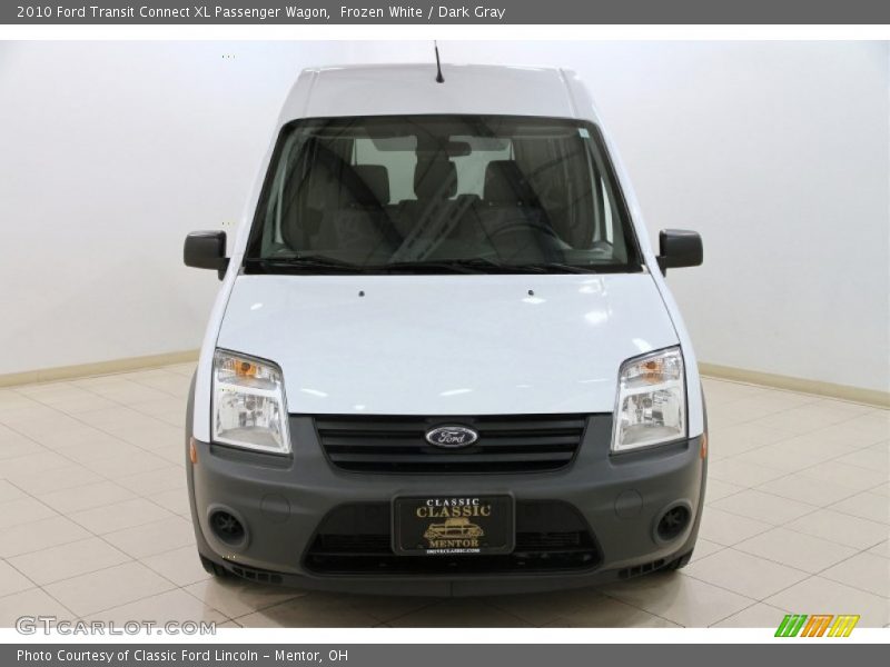 Frozen White / Dark Gray 2010 Ford Transit Connect XL Passenger Wagon