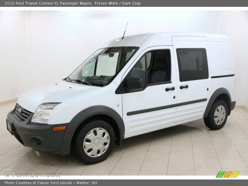 Frozen White / Dark Gray 2010 Ford Transit Connect XL Passenger Wagon
