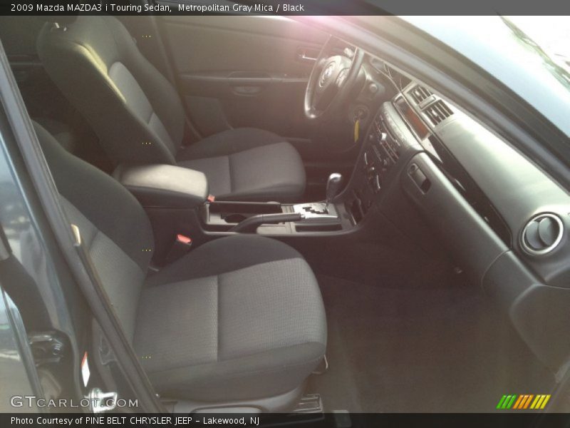 Metropolitan Gray Mica / Black 2009 Mazda MAZDA3 i Touring Sedan