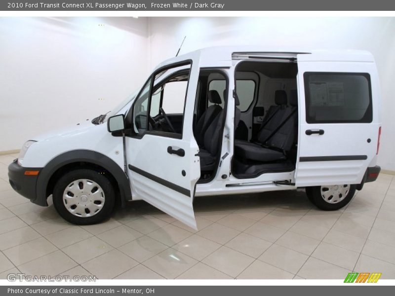 Frozen White / Dark Gray 2010 Ford Transit Connect XL Passenger Wagon