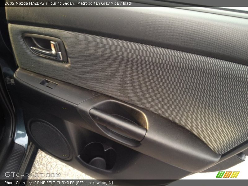 Metropolitan Gray Mica / Black 2009 Mazda MAZDA3 i Touring Sedan